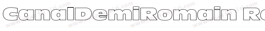 CanalDemiRomain Regu字体转换